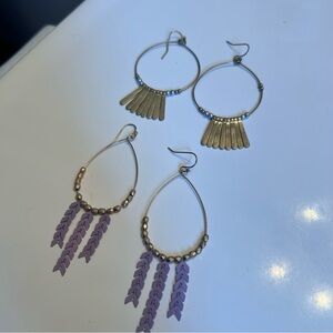 MOD Boutique hoop earrings